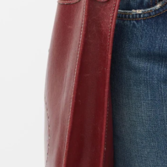 *SOLD* Hermès 1999 Burgundy Epsom Leather Evelyne 29 PM Bag - Picture 5 of 13